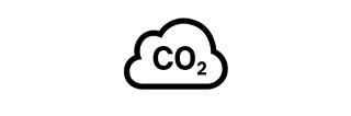 MINI Électromobilité – icône des émissions de CO₂.